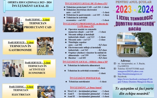 OFERTA EDUCATONALA 2023-2024 image 1